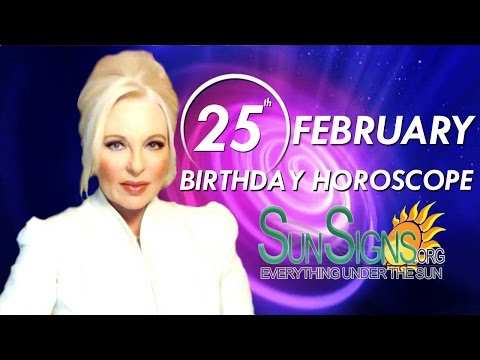 February 25th Zodiac Horoscope Birthday Personality - Pisces - Part 1