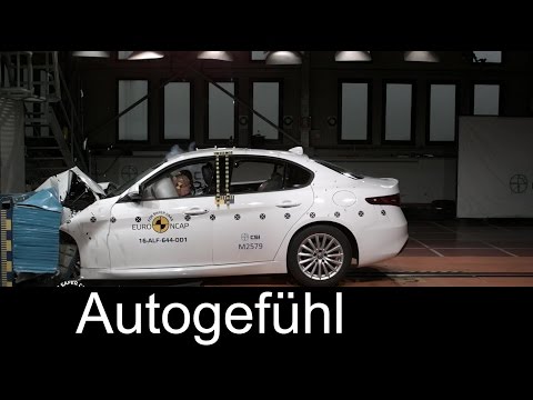 Alfa Romeo Giulia Crash Test - neu new EURO NCAP - Autogefühl