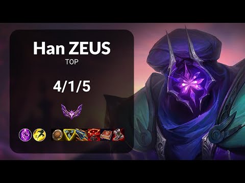 Han Zeus Jax vs K'Sante TOP - KR MASTER Patch 14.24