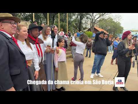 � AO VIVO | Chegada da chama criola em São Borja