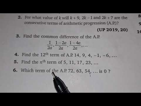 FIND THE NTH TERM OF 5, 11, 17, 23.... | ARITHMETIC PROGRESSION | CLASS 10