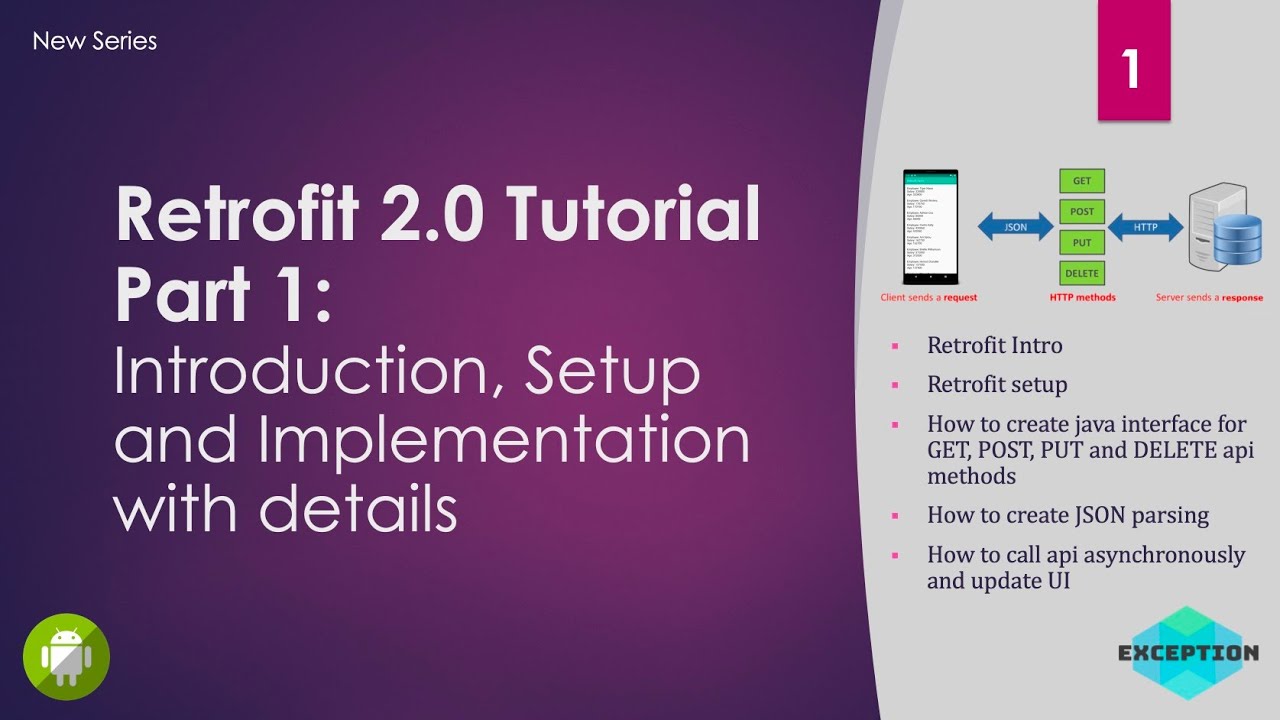 Retrofit Tutorial Part 1: Introduction, Setup and Implementation GET Request (Android Studio)