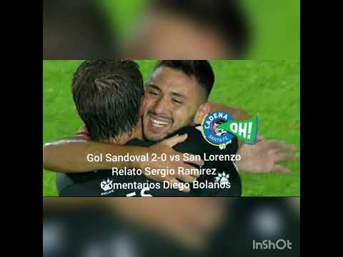 Gol Tomás Sandoval Colon 2 San Lorenzo 0