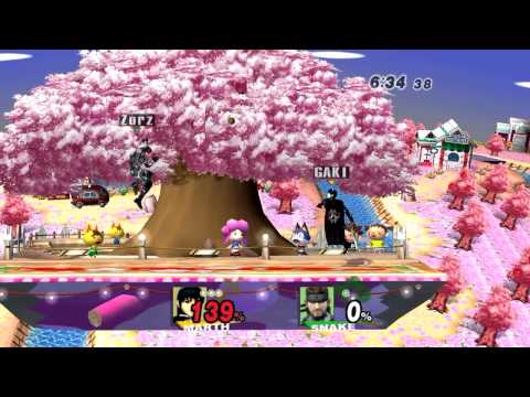 [DS] W¼F - Mr.R (Marth) VS Calzorz (Snake) [1]