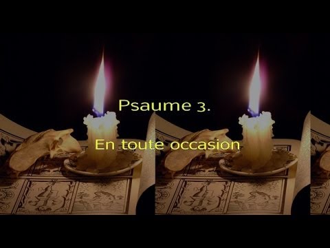 Psaume 3 Chanté et phonétique.