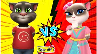 My Talking Tom 2 🆚 My Talking Angela 2 android/ios gameplay EP :- 49🪄✨🐈
