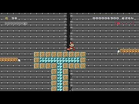 7-4 The Defence Base S'ahnarip by Farts R Us - Super Mario Maker - No Commentary 1bm