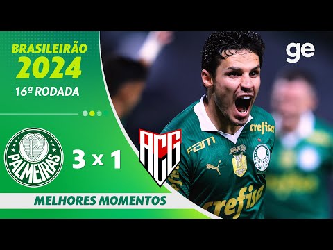 Gols e lances de Palmeiras x Atlético-GO