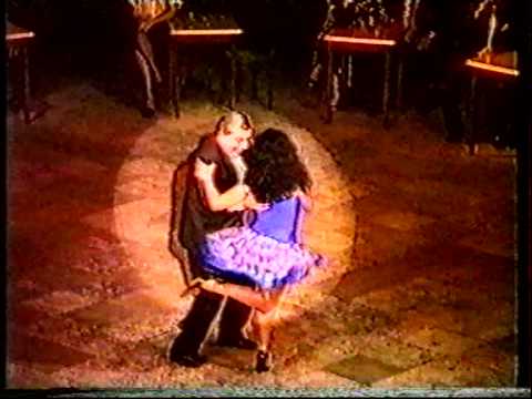  Puppy Castello  and  Graciela Gonzalez  are  dancing  to  a  tango
