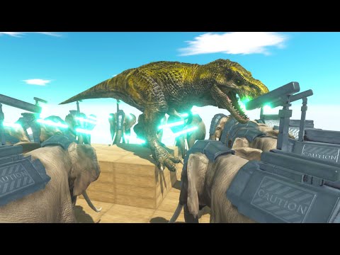 Circle of Laser vs EVERY UNIT - Animal Revolt Battle Simulator
