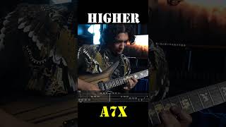 Higher guitar solo - Avenged Sevenfold  #guitar #avengedsevenfold
