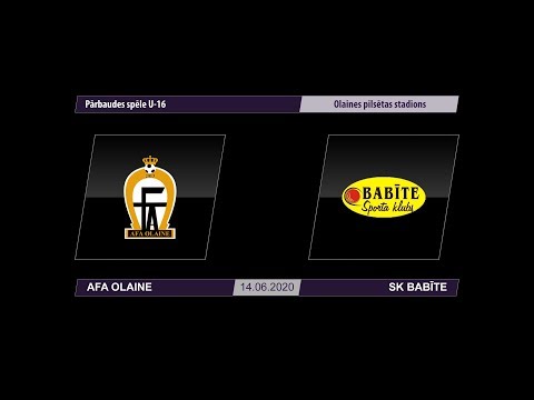 U-16 AFA Olaine - SK Babīte (Pārbaudes spēle)