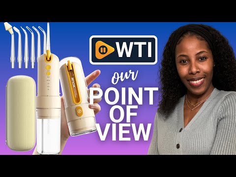 Water Dental Flosser Cordless for Teeth Portable Oral Irrigator - WTI product video review