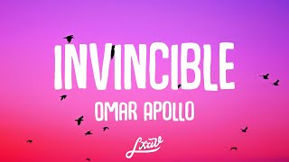 Omar Apollo - Invincible (Lyrics)