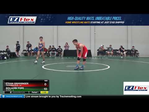 Mat 19 100 Ethan Grimminger California Blue Vs Benjamin Pope Alaska