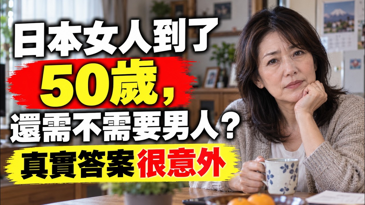 日本50岁女性，真的不需要男人了吗？
