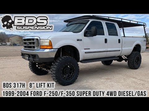 BDS 317H 8" Lift Kit 1999-2004 Ford F-250/F-350 Super Duty 4WD Diesel/Gas