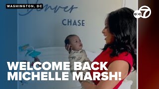 Michelle Marsh is back on 7News with an amazing surprise!