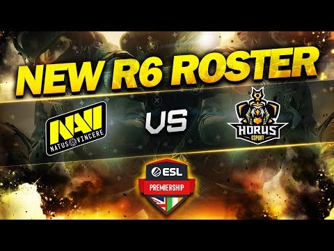 NEW Rainbow Six Siege ROSTER - NAVI vs Horus at ESL Premiership Summer 2019