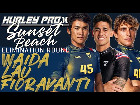 Rio Waida, Ezekiel Lau, Leo Fioravanti | Hurley Pro Sunset Beach 2023 - Elimination Rnd Heat Replay