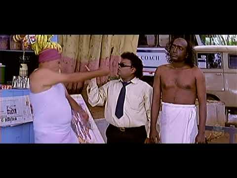 Sadhu kokila Comedy Scenes - Sadhu kokila tea stall comedy scenes | Vaali Kannada Movie