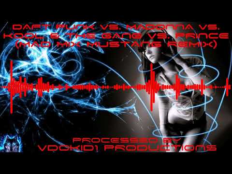 DAFT PUNK vs. MADONNA vs. KOOL & THE GANG vs. PRINCE (Mad Mix Mustang Remix) (True 1080p 5.1 HD)
