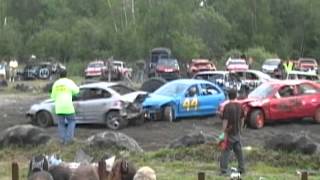 preview picture of video 'norwood ny 4th of july 2012 demo derby'