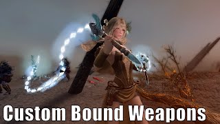Skyrim Mods: Custom Bound Weapons with Unique Animations