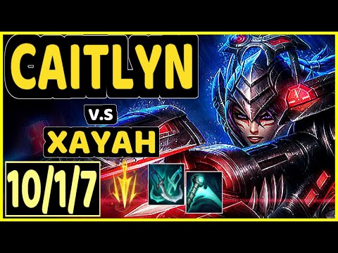 NIXERINO (CAITLYN) vs XAYAH - 10/1/7 KDA BOTTOM ADC GAMEPLAY - EUW Ranked MASTER