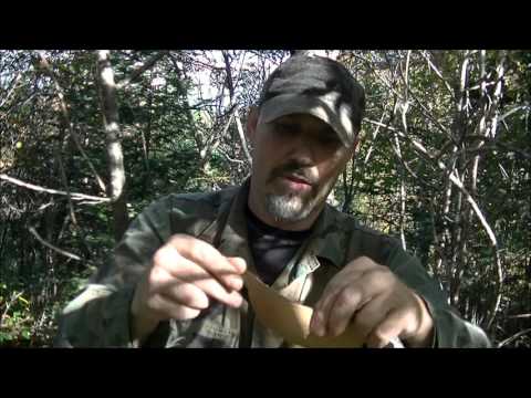 Survival skills - Simple Birch Bark Container made with no modern tools