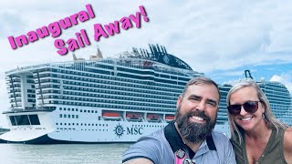MSC World America Inaugural Embarkation and Sail Away