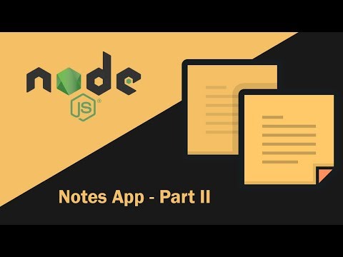 Node JS Tutorial for Beginners Notes App Getting User Input