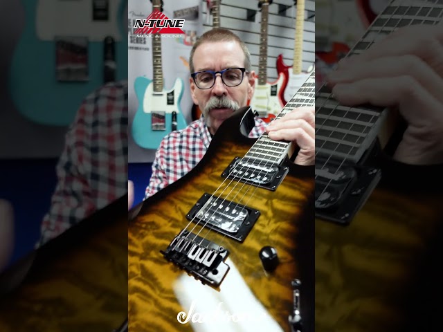 Vídeo relacionado con Jackson JS Series Dinky JS20 DKQ 2PT Transparent Green Burst Electric Guitar