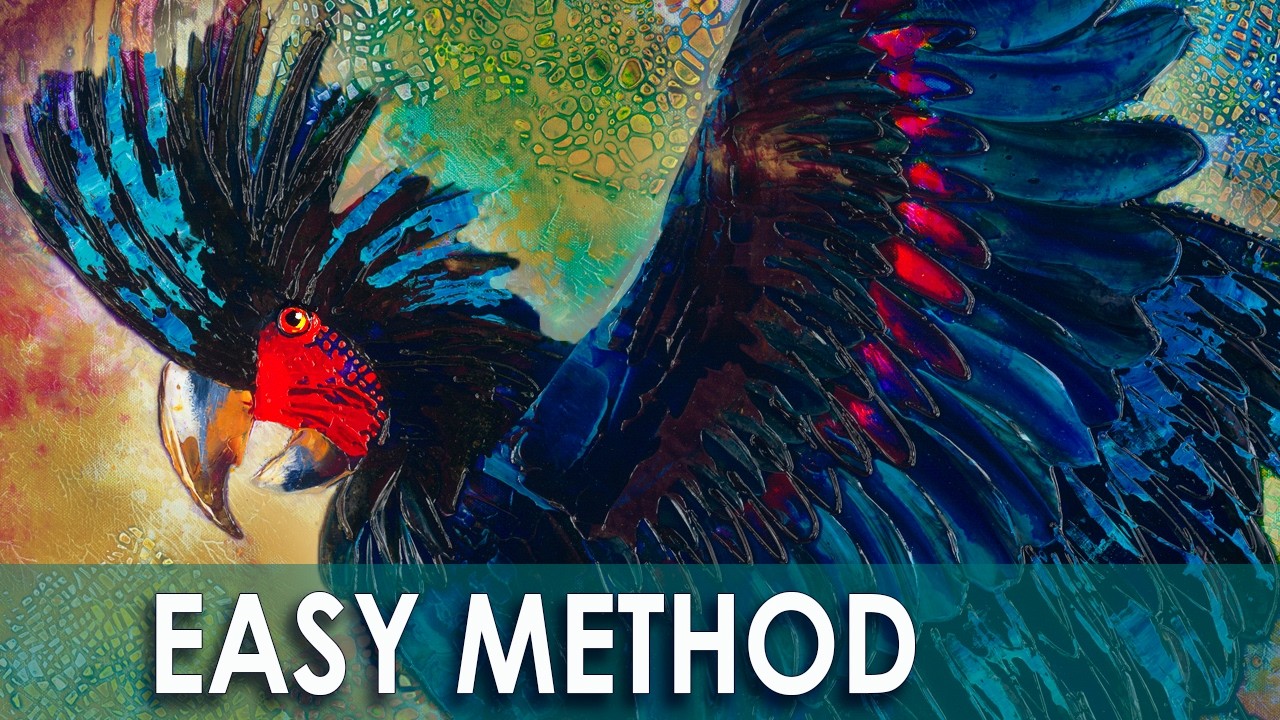 This Palette Knife Trick Makes Acrylics Glow