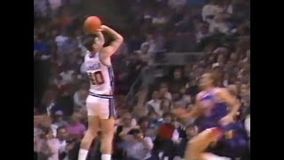Bill Laimbeer Rains Five 3-pointers vs. Suns (1990)