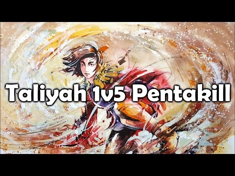 Drewmatth - Taliyah 1v5 Pentakill (Ranked Game)
