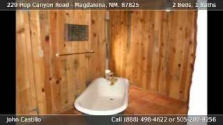 preview picture of video '229 Hop Canyon Road Magdalena NM 87825'