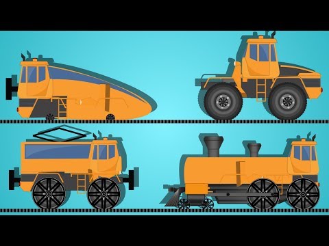 transformer | cartoon trains for children | educational video |  trains for kids | kids vehicles