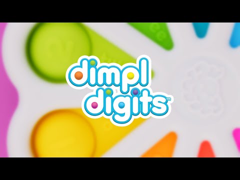Видео обзор Игрушка тактильная Цветные лепестки, Fat Brain Toys dimpl digits