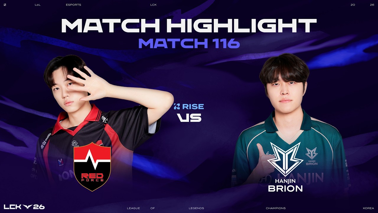 NS vs BRO | 매치 116 하이라이트 | 2026 LCK