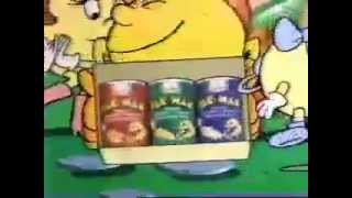 Pac-Man Pasta Commercial - 80's - Chef Boyardee - Vintage Advertising