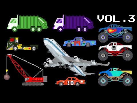 Vehicles Collection Volume 3 - Sports, Colors, Counting, Song - The Kids' Picture Show