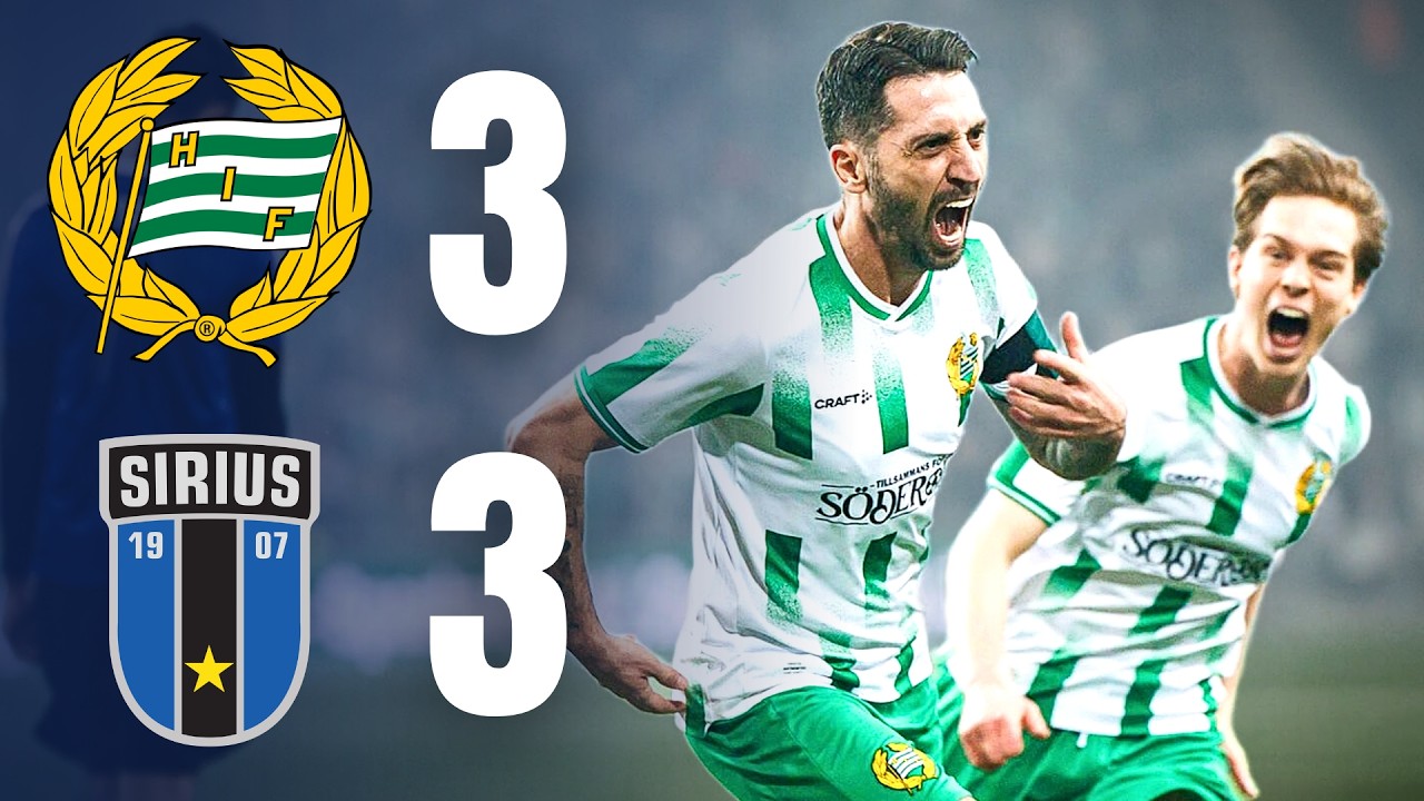 Hammarby IF vs IK Sirius Highlights