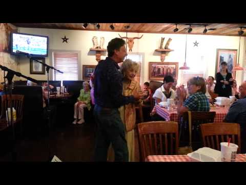 Mary Louise dancing on her 90th birthday!
