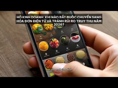 Hộ Kinh Doanh: Khi Nào Bắt Buộc Chuyển Sang Hóa Đơn Điện Tử và Tránh Rủi Ro Truy T... [Tóm Tắt]