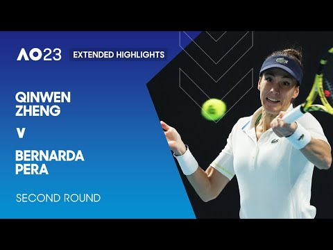 Qinwen Zheng v Bernarda Pera Extended Highlights | Australian Open 2023 Second Round