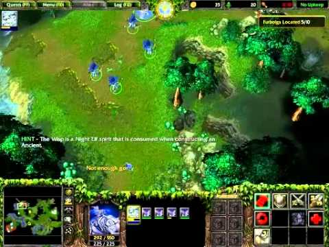 Warcraft 3 Speedrun Night Elf Campaign Mission 1