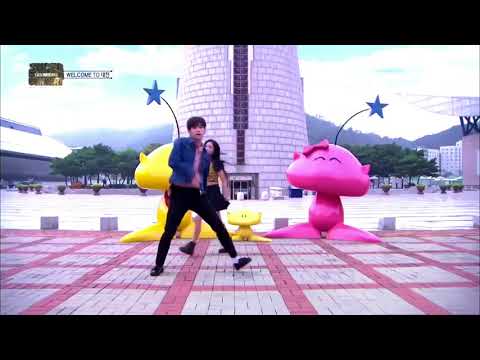 Got7 Jinyoung & BP Jisoo Uptown Funk Dance in INKIGAYO K POP SUPER CONCERT OPENING