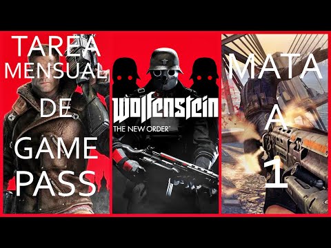 TAREA MENSUAL DE GAME PASS : MATA A 1 , EN "WOLFENSTEIN : THE NEW ORDER" .