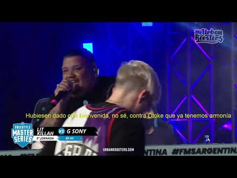 LIT KILLAH vs G SONY | 4x4 | SUBTITULADO | FMS Argentina 2020 - Jornada 5 | Exhibición
